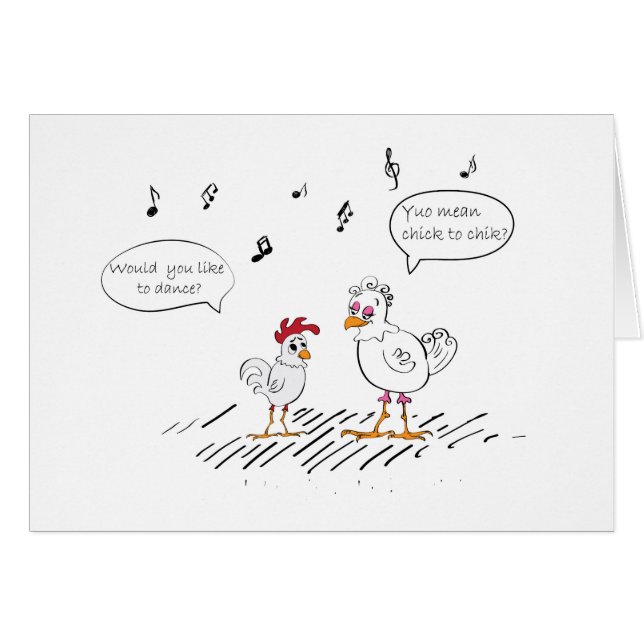 Chicken dance joke (Front Horizontal)