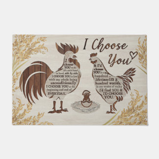Chicken Doormat, Funny Chicken Doormat, Home Decor Doormat