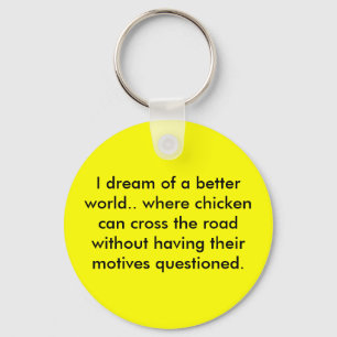 Chicken Dream Key Ring