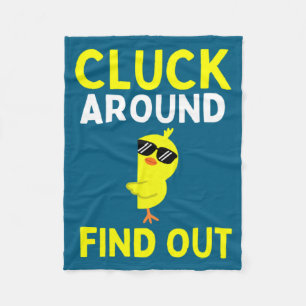 Chicken Easter Chick 1 Fleece Blanket