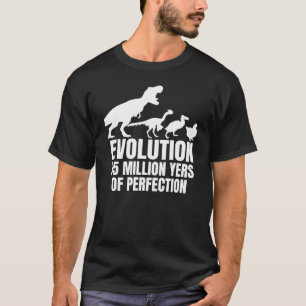 Chicken Evolution Farmer Dinosaur Rex Hen T-Shirt