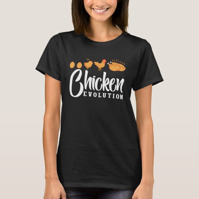 Chicken Evolution T-Shirt (Front)