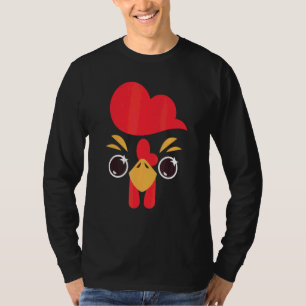 Chicken Face Halloween Costume Chicken  Kids Boy G T-Shirt
