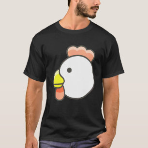 Chicken Face Halloween Costume Men Women Kids T-Shirt