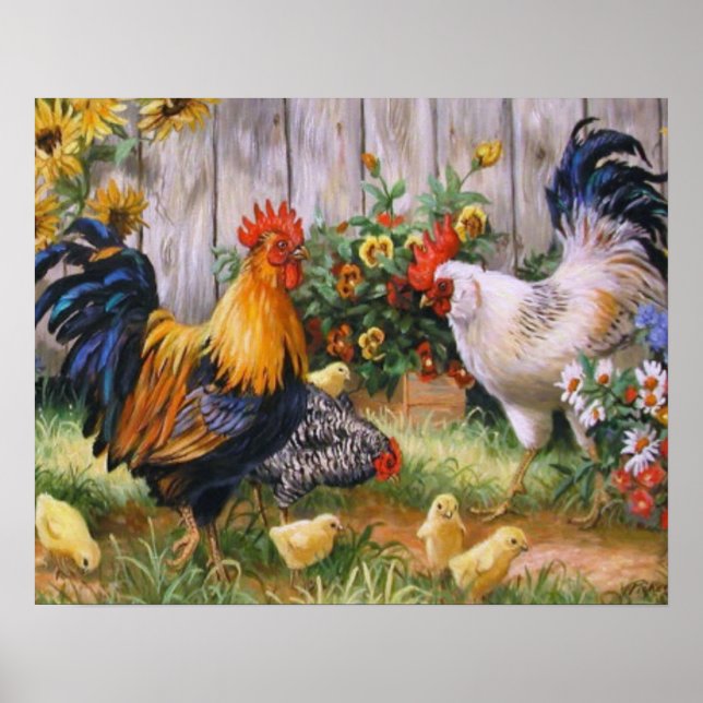 Chicken Family Poster (Front)