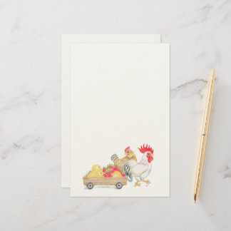 Chicken Family Stationery 
