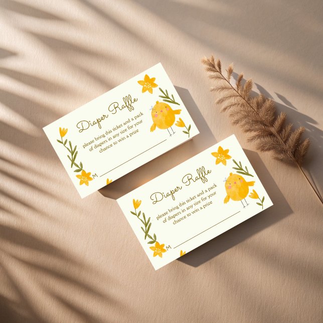Chicken farm animals baby shower diaper raffle enclosure card (Chicken farm animals spring baby shower diaper raffle enclosure card raffle tickets)