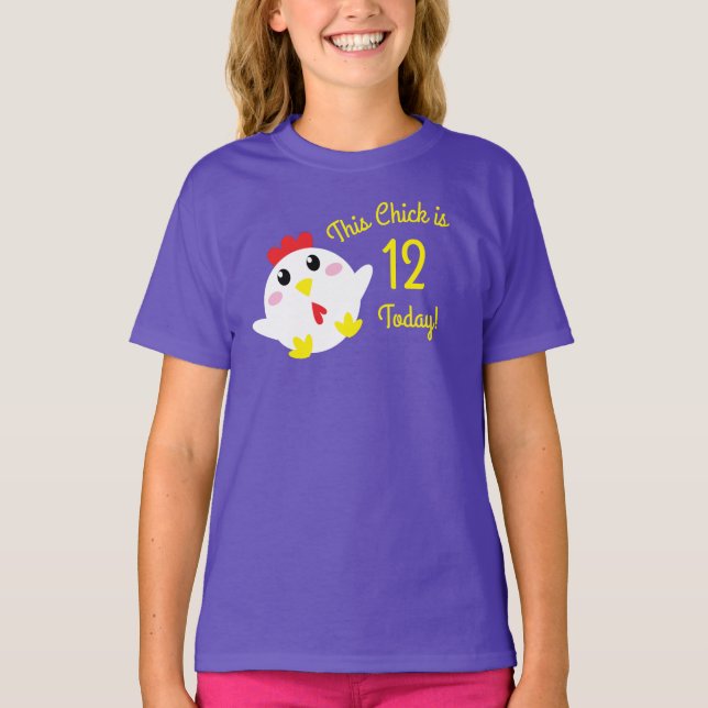 Chicken Farm Birthday Party Kids T-Shirt (Front)