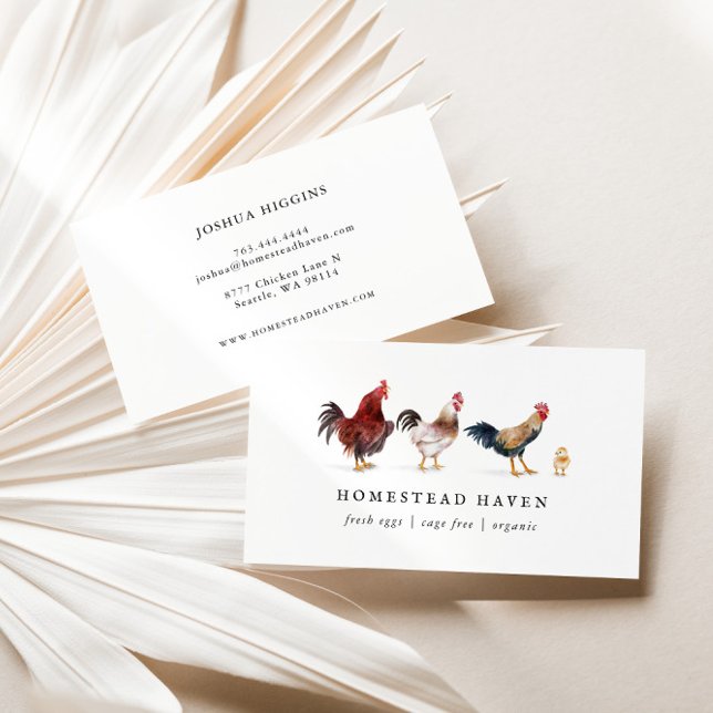 Chicken Farm Business Card (Creator Uploaded)