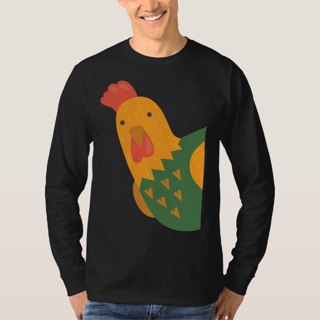 chicken farm farmer   T-Shirt (Front)