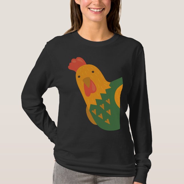 chicken farm farmer   T-Shirt (Front)