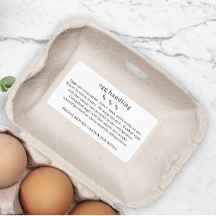 Chicken Farm Fresh Egg Handling Carton