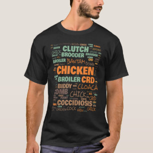 Chicken Farm Terminology Commonly Used Terms T-Shirt