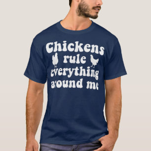 Chicken Farmer Chicken Lover Rooster Hen Funny T-S T-Shirt