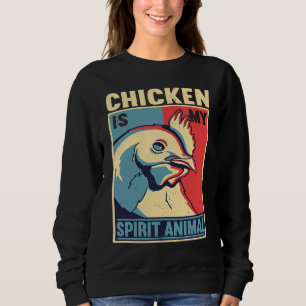 Chicken Farmer Chicken Whisper Farm Animal Poultry Sweatshirt