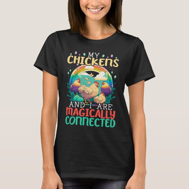 Chicken Farmer Chicken Whisper Farm Animal Poultry T-Shirt (Front)