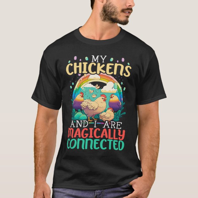 Chicken Farmer Chicken Whisper Farm Animal Poultry T-Shirt (Front)