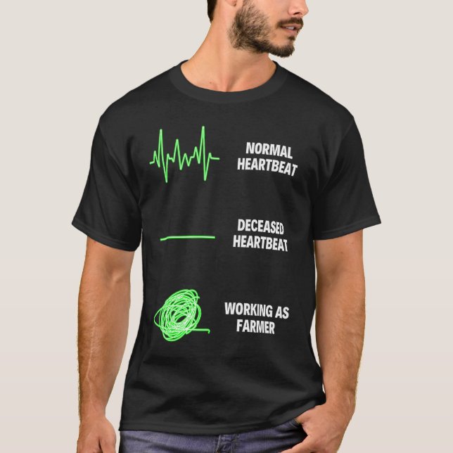 Chicken Farmer Farming T-Shirt (Front)