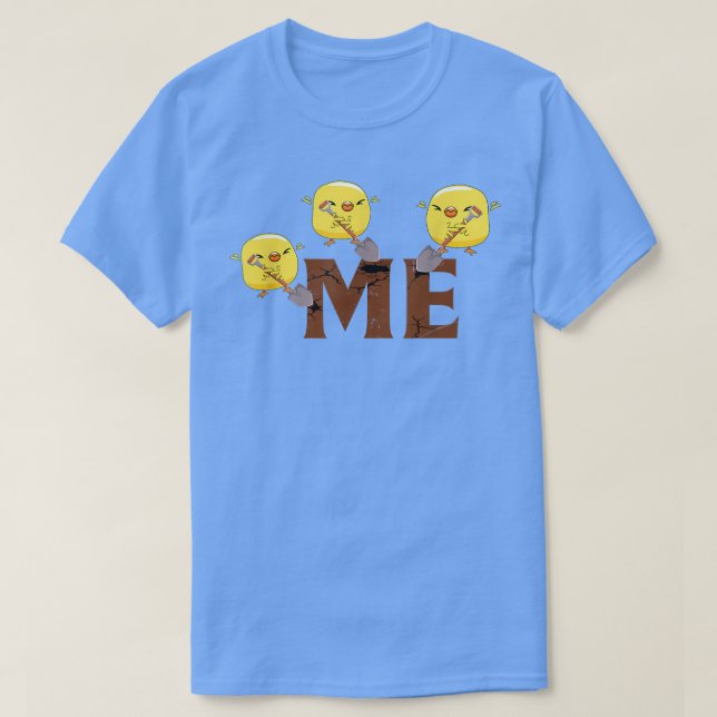 Chicken Farmer, Funny Chicks Dig Me Farming  T-Shirt (Design Front)