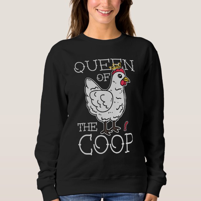 Chicken Farmer Girl Sweatshirt (Front)