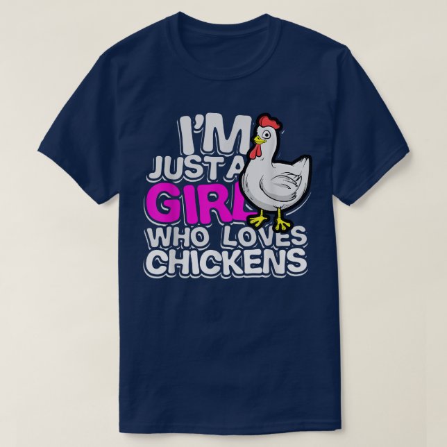 Chicken Farmer Grower Backyard Flock Egg Hen  T-Shirt (Design Front)