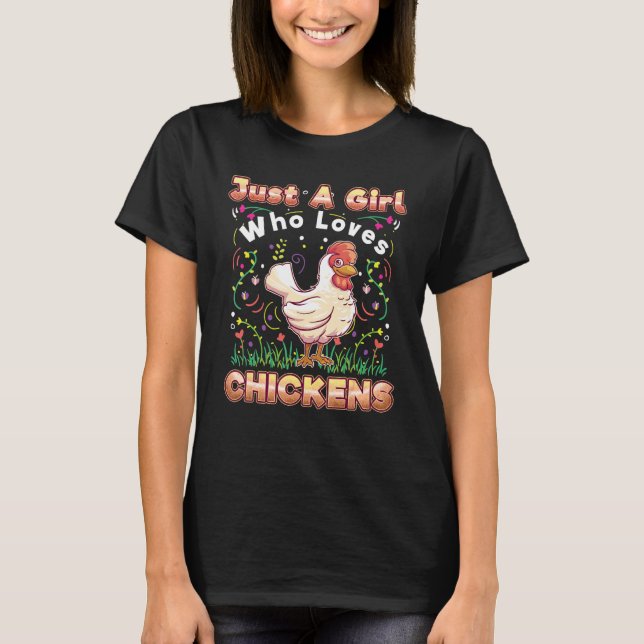 Chicken Farmers Owner Retro Eggs Backyard Humour H T-Shirt (Front)