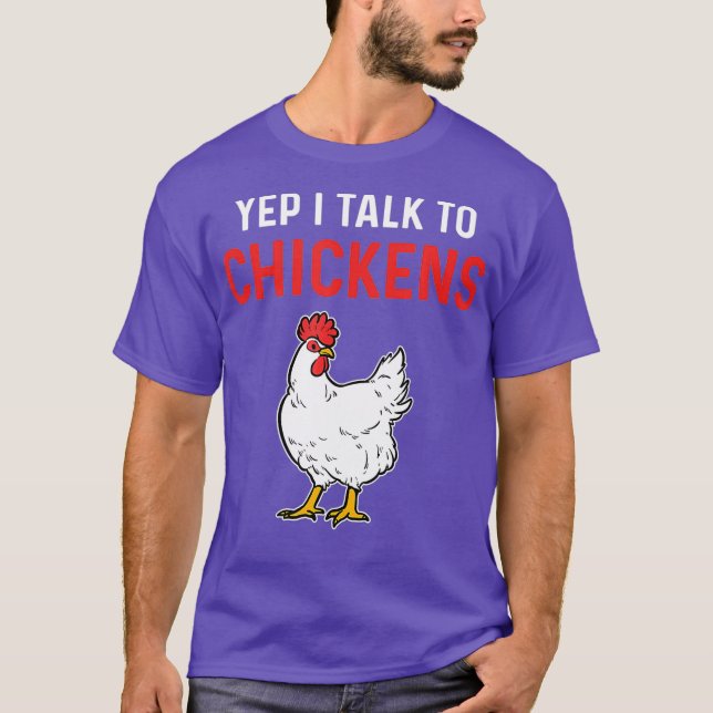 Chicken Farming Farmer Gift T-Shirt (Front)