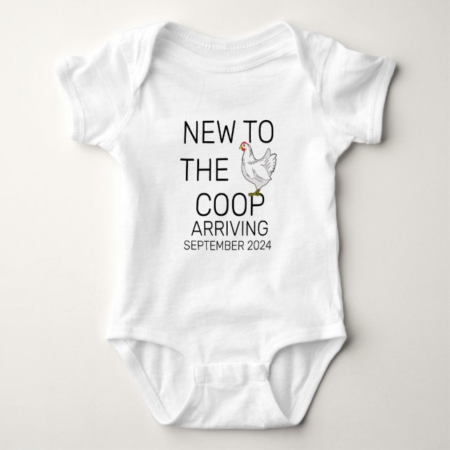 Chicken Farming - Little Chicken Farmer Baby Bodysuit (Front)