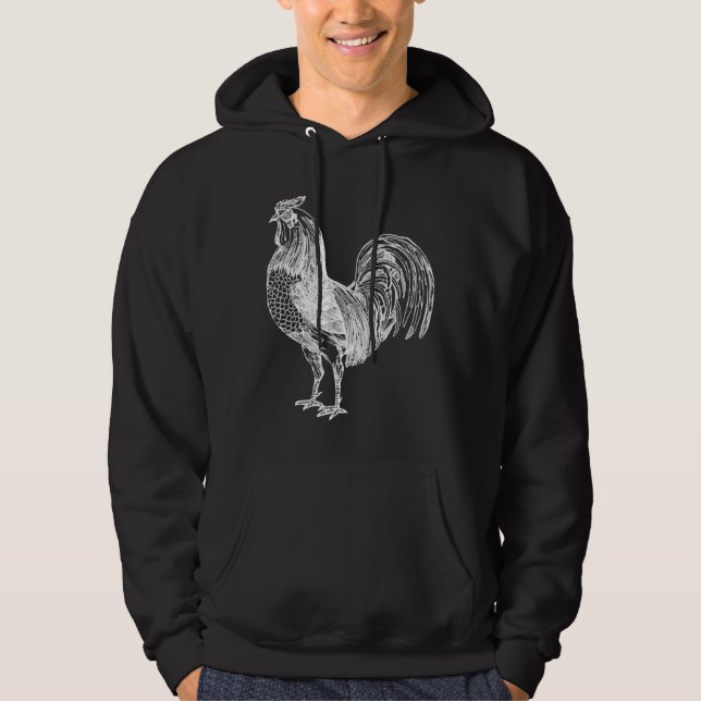 Chicken Favourite Animal   Hoodie (Front)