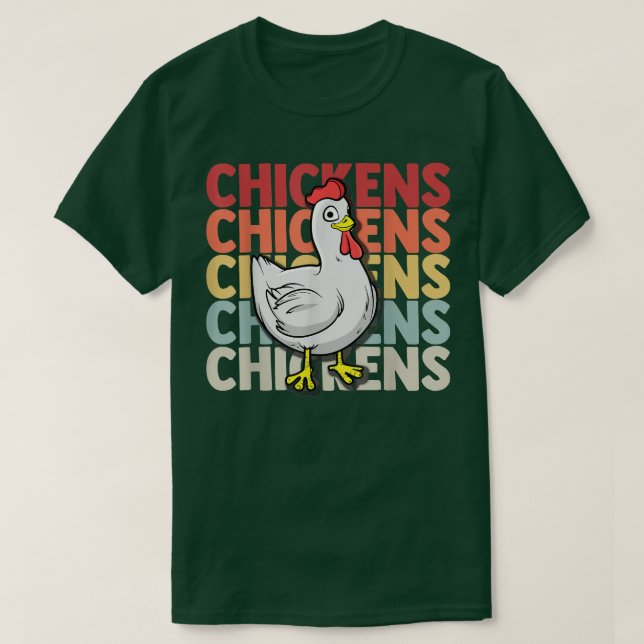 Chicken Flock Egg Hen Farmer Grower Backyard 115 T-Shirt (Design Front)
