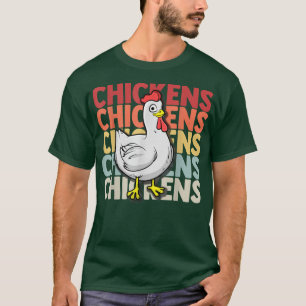 Chicken Flock Egg Hen Farmer Grower Backyard 115 T-Shirt