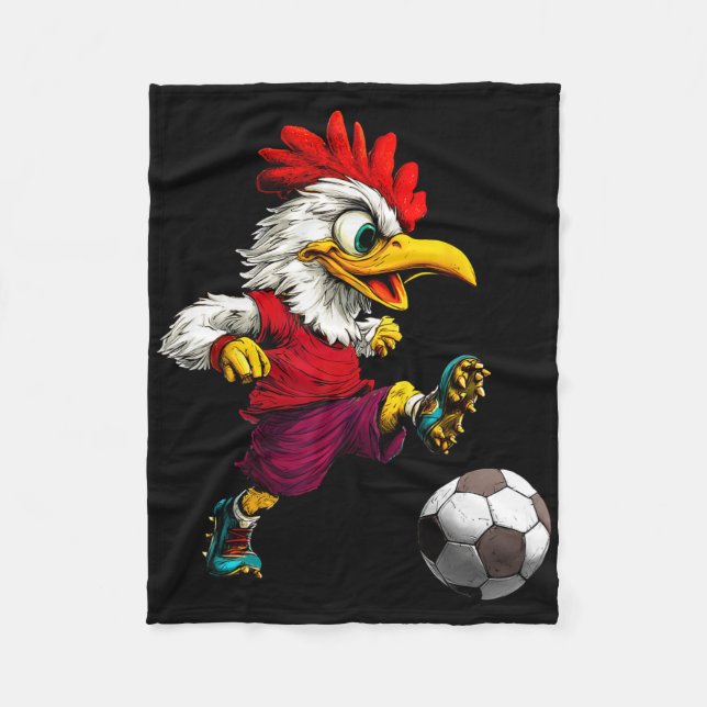 Chicken Footller  Fleece Blanket (Front)