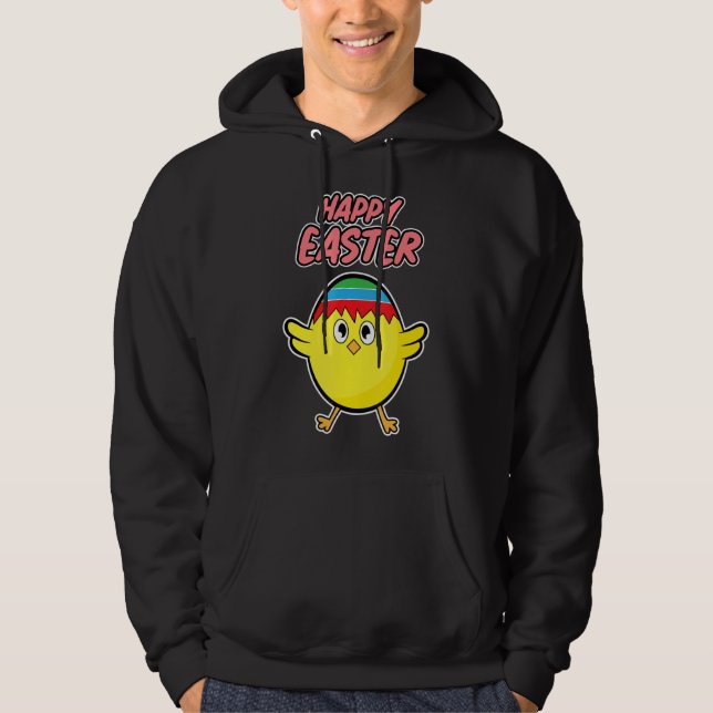 Chicken For Children For Easter Happy Easter Hoodie (Front)