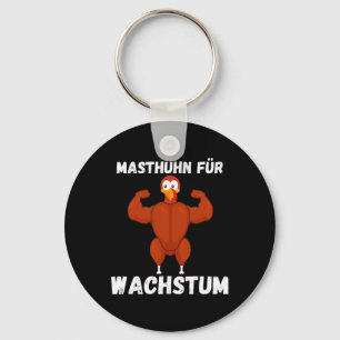 Chicken For Growth Fitness Bodybuilding Clothing P Key Ring