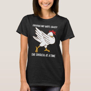 Chicken For Men Dad Poultry Rooster Egg T-Shirt