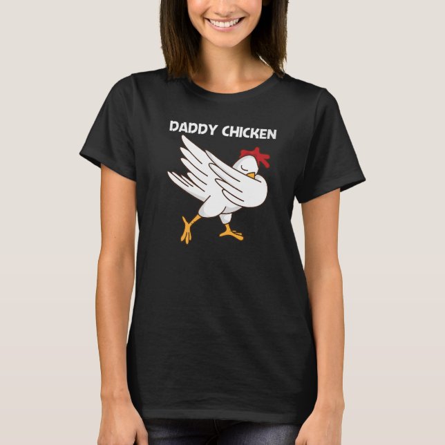 Chicken For Men Dad Poultry Rooster Egg T-Shirt (Front)