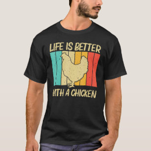 Chicken For Men Women Chicken Farmer Poultry   T-Shirt