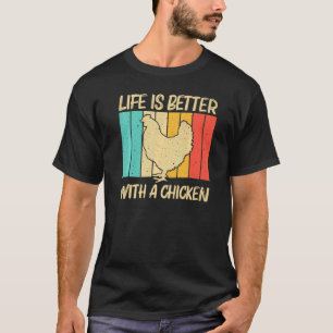 Chicken For Men Women Chicken Farmer Poultry T-Shirt