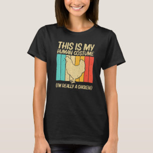 Chicken For Men Women Chicken Farmer Poultry T-Shirt