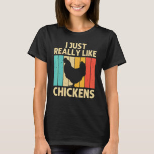 Chicken For Men Women Farmer Chicken   Farm Hen T-Shirt