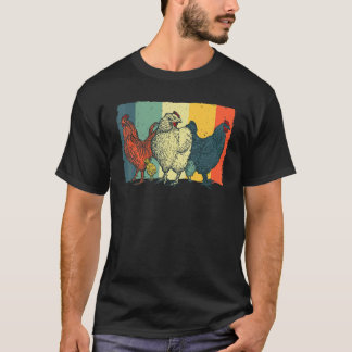 Chicken For Men Women Rooster Farm Animal Chicken  T-Shirt