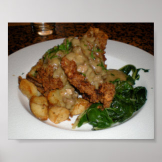 Chicken Fried Steak! Poster