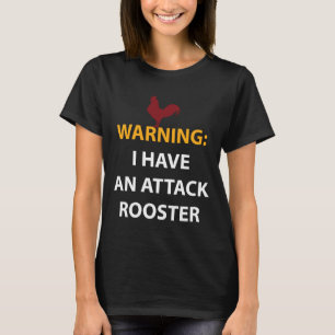 Chicken Gag  Attack Rooster   T-Shirt