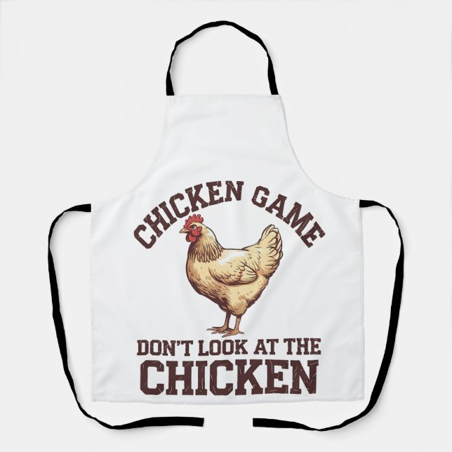 Chicken game don't look at the chicken apron (Front)