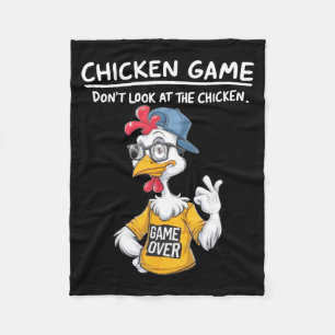 Chicken Game Humorous Family Tee - Uni-adults &amp Fleece Blanket