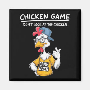 Chicken Game Humorous Family Tee - Uni-adults &amp Magnet