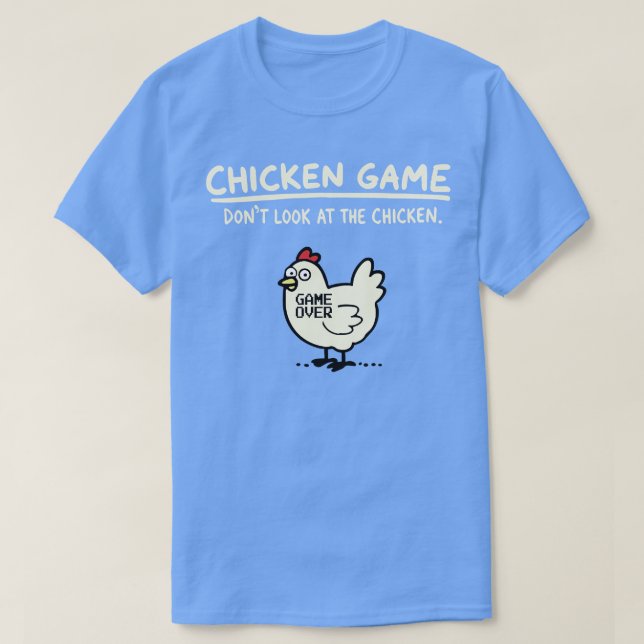 Chicken Game Tote T-Shirt (Design Front)