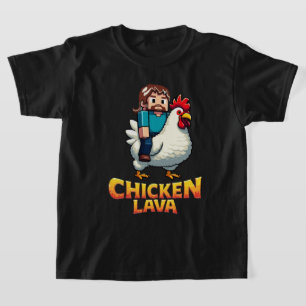 Chicken Gamer Tee – Funny Lava Cooked Chicken