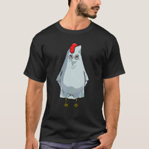 Chicken Ghost Costume For Halloween Chickens T-Shirt