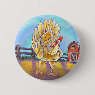 Chicken Gifts & Accessories 6 Cm Round Badge